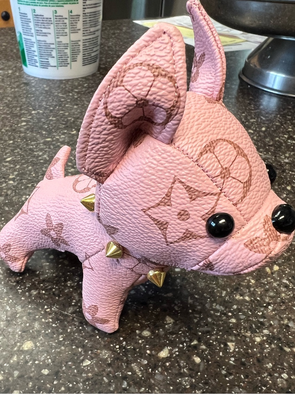Designer-Style Frenchie Dog Bag Charm Keychain 🐶 - Picture 9 of 17